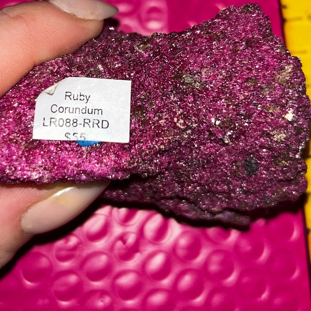 Ruby Corundum Gemstone
